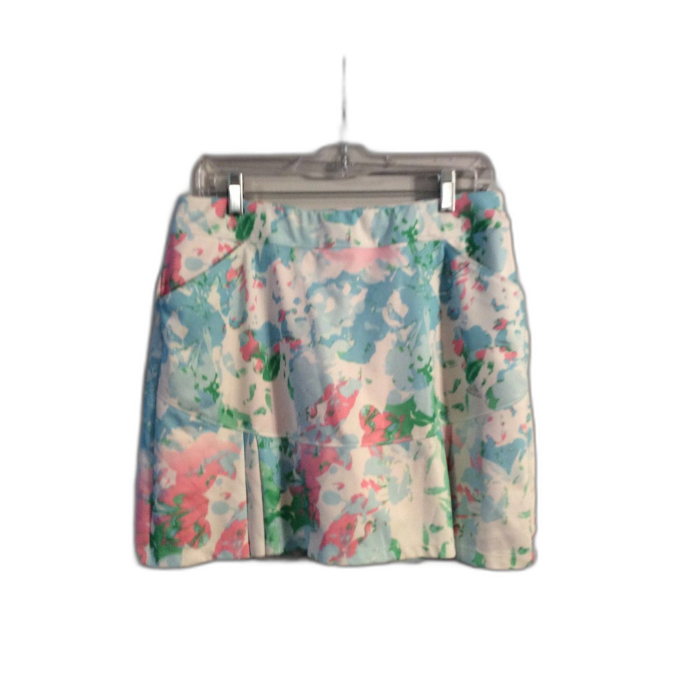 Adidas Floral Medium M Skort Skirt golf pickleball Pastels